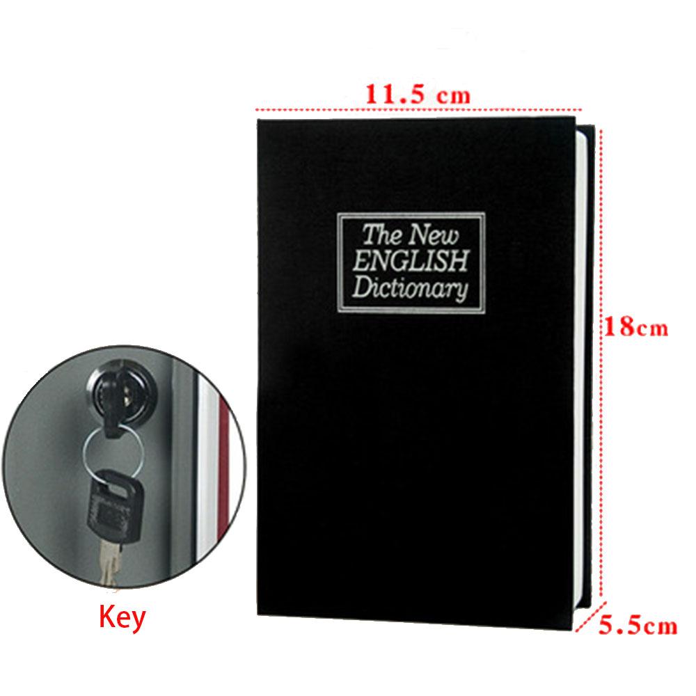 Book-Shaped Security Safe Box - Secret Storage for Money & Jewelry