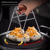 Anti-Scalding Clip 304 Stainless Steel Clip Kitchen Oven Anti-Slip Bowl Lifter Special Clip for Steaming Dishes and Plates