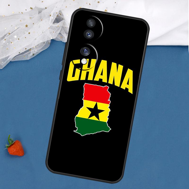 Ghana Flag Case For Honor Magic 8 5 6 7 Pro 200 400 50 70 90 Lite Win RT X8c X8b X9a X9b X9c X9d Cover
