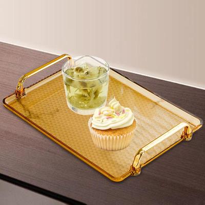 Vassoio da portata con manico Organizzatore da bagno per mobile lavabo Portaoggetti per gioielli per centrotavola