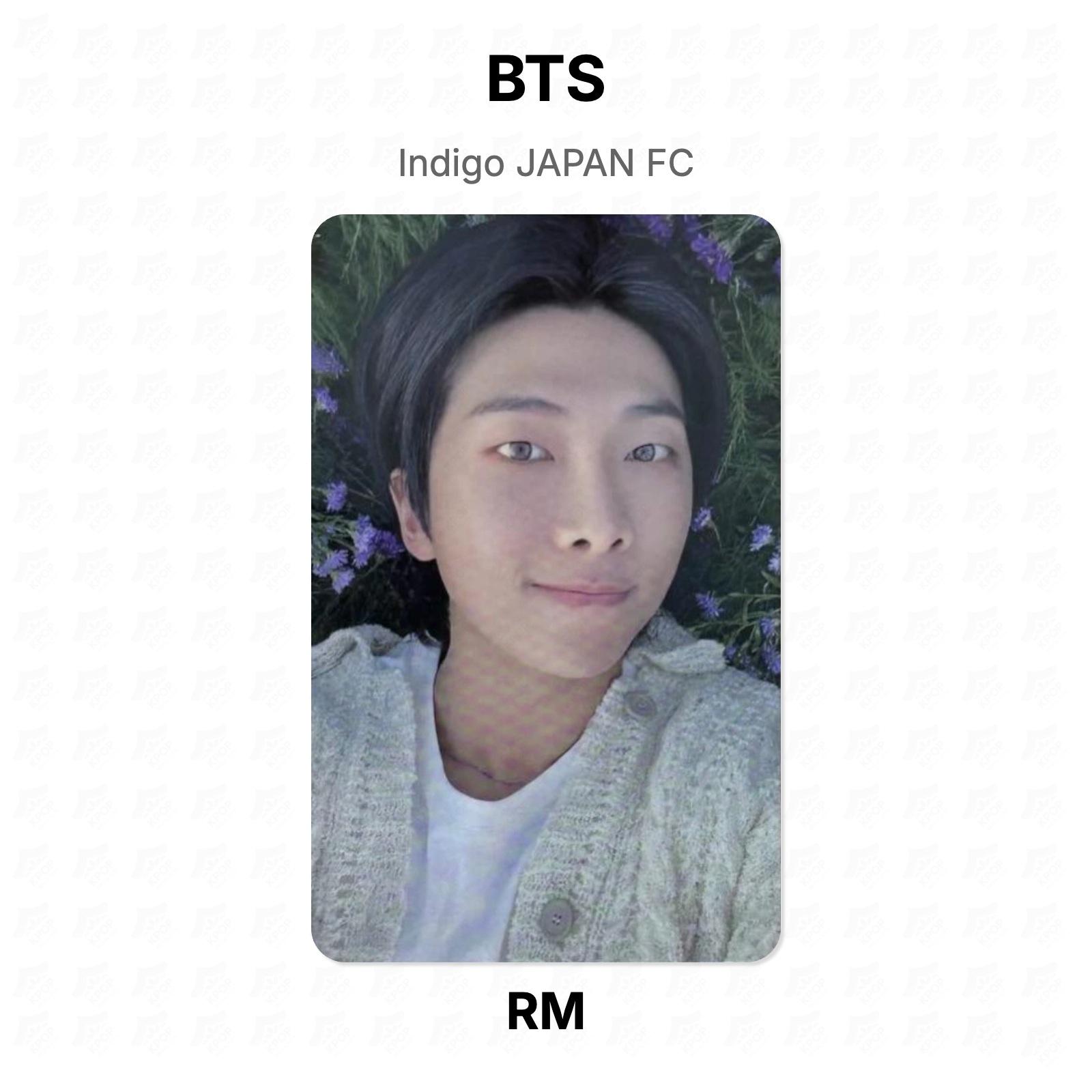 BTS RM Indigo JAPAN FC Official Photocard RM
