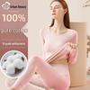 Urban Beauty 100% Cotton Thermal Underwear Set
