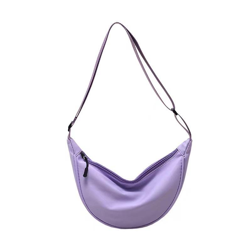 Nylon messenger bag women's new trendy dumpling bag light sports wind messenger bag shoulder bag armpit bag