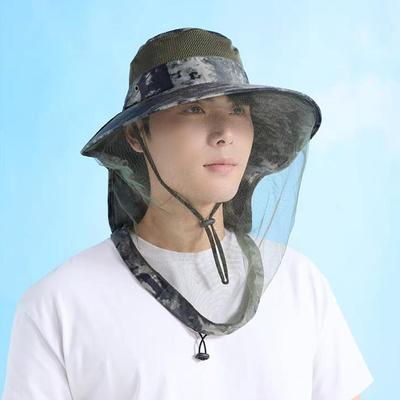 Outdoor Veil Fishing Hat Sun Protection Mosquito Prevention Style Mosquito Net Cap Travel Breathable Head Mesh Covers
