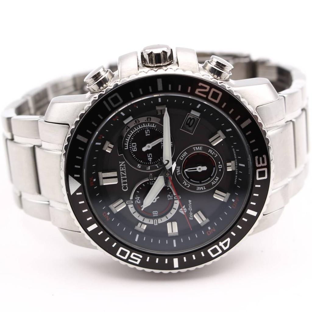 [USED]CITIZEN PROMASTER E610-S062926 Eco-Drive Radio-Controlled Chronograph Men’s Watch 20BAR