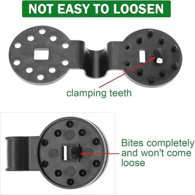 10-200 szt. Plastikowe Klipsy do Markizy Siatka Zacieniająca Outdoor Klips do Siatki Kempingowe Narzędzie Ogrodowe Klips Mocujący Siatkę Ogrodzeniową Hak do Markizy