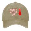 2026 Don’t Look Up Baseball Cap Christmas Hat Custom Caps Fishing Caps Man Golf Hat Genuine Hats For Women Men's