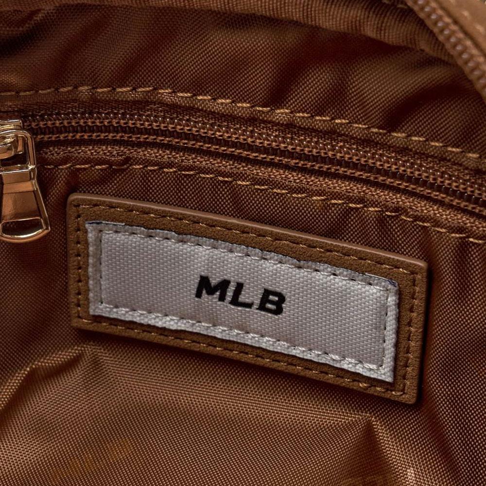 MLB Boston Red Sox 25FW Simple Versatile Polyester Cotton Shoulder Tote Bag Mini Kids Bags Brown 7ACRMDA5N-43BRS
