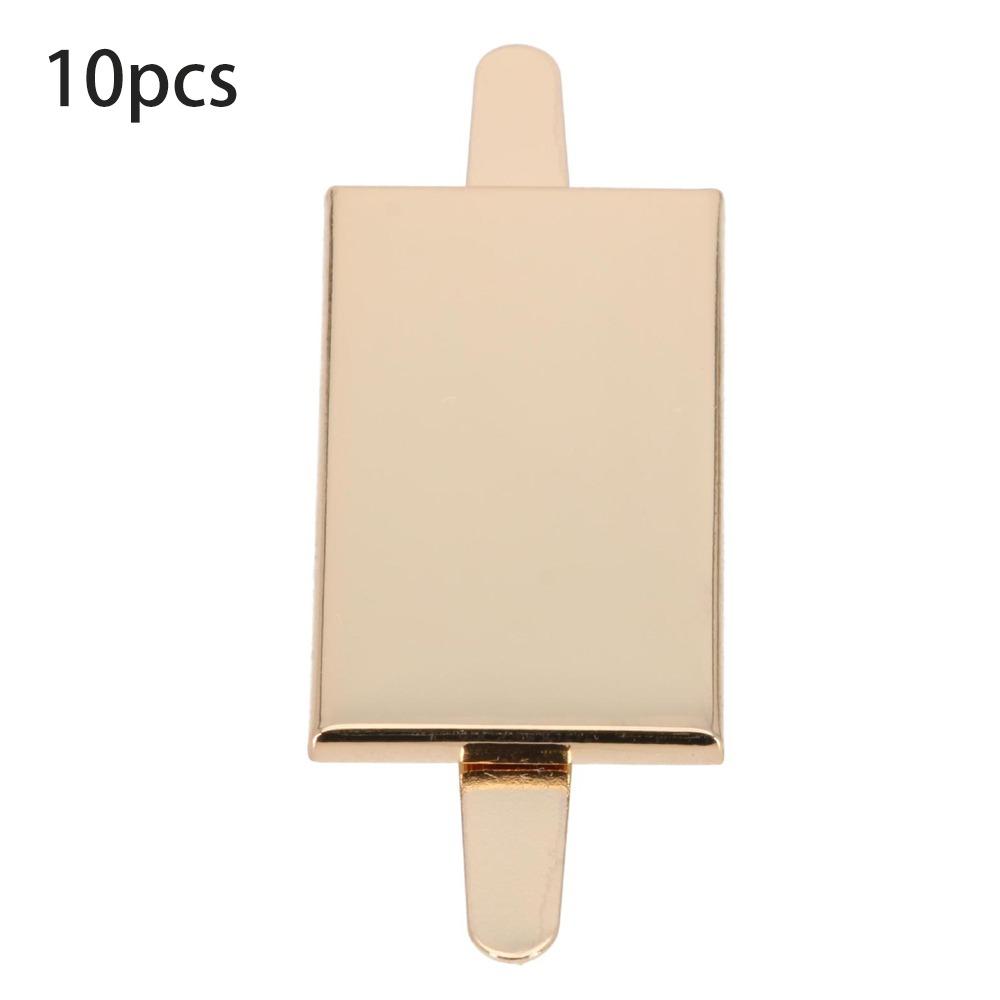 10pcs Rectangle Blank Name Labels Personalized Bags Label Marker  Leathercraft
