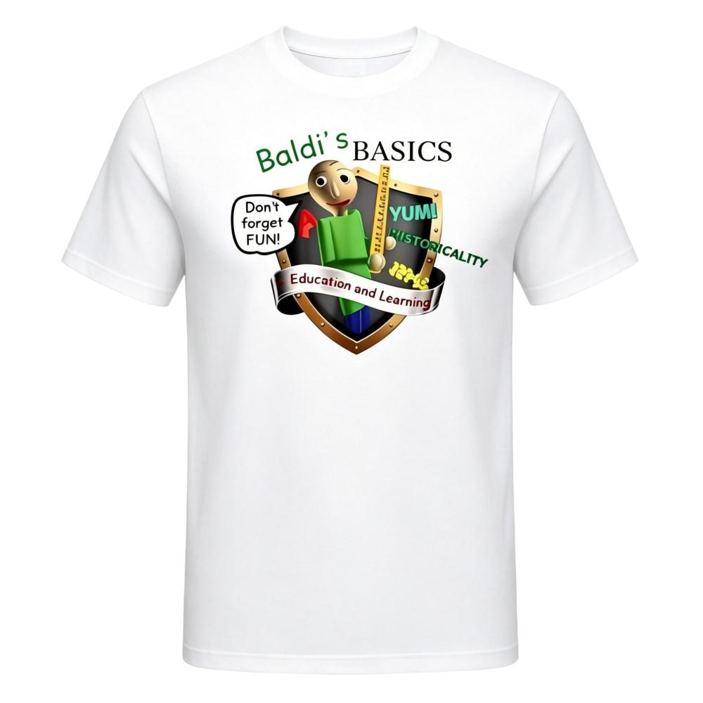 Baldi's Basics Retro Game T-Shirt
