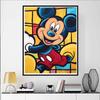 Disney Diamond Stained Window Mickey Mouse Decorative Painting DIY Kit Adult Arts and Crafts Home Decor and Gift