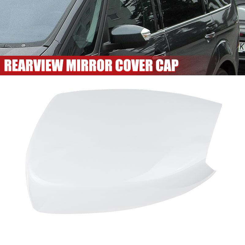 Car Rearview Mirror Cover Cap Left Right Side Mirror Cover Cap For Ford S-MAX Galaxy S-Max 2006-2014 For Ford KUGA Escape 2008