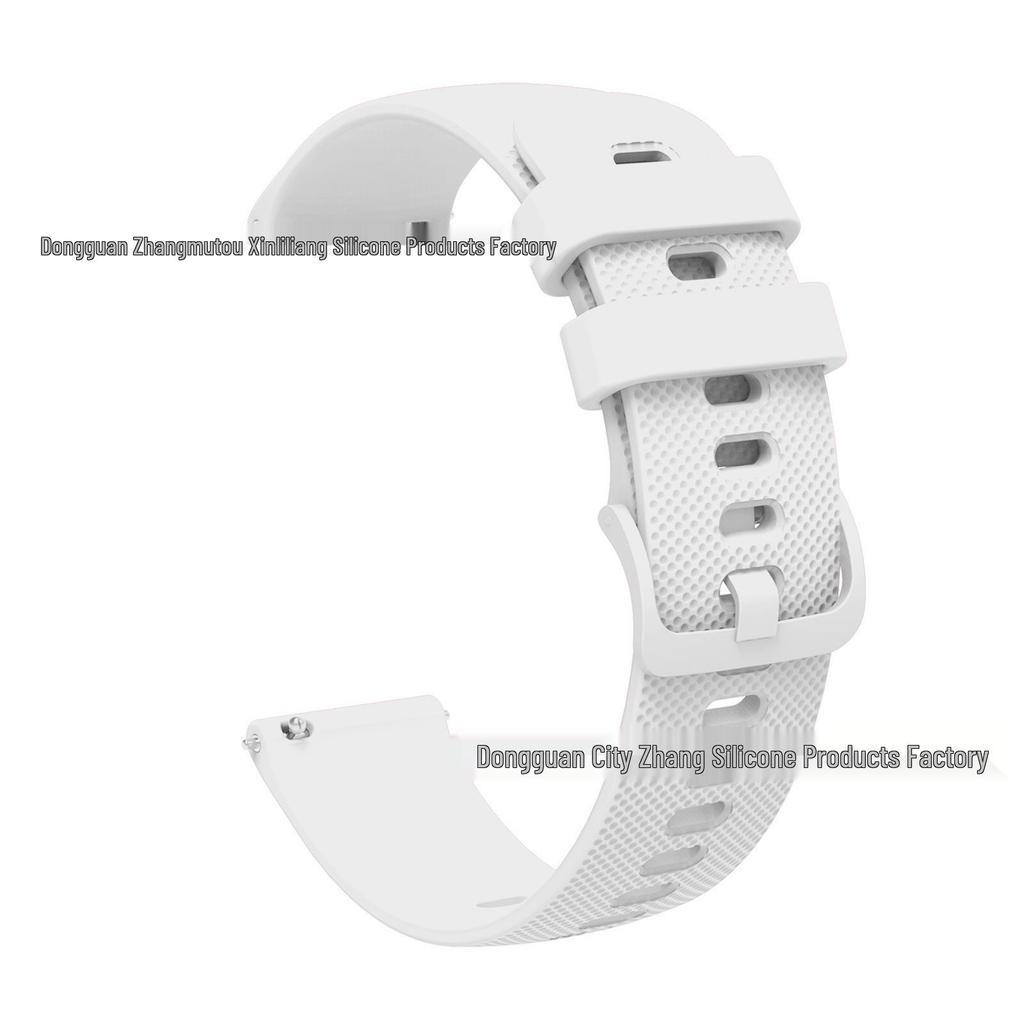 Garmin Venu Silicone Small Check-Pattern Watch Band, Vivomove Sport Textured Strap, 18/20/22mm.