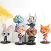 Disney Zootopia Model Judith Nick Trendy Handmade Cartoon Model Gift Toy Model Anime Ornament Christmas Gifts for Kids