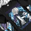 T-shirt My Hero Academia Bakugo Anime Manga Giapponese Oversize Y2k Casual Lento da Uomo Cotone Alta Qualità Streetwear Harajuku Abbigliamento Femminile Maschile