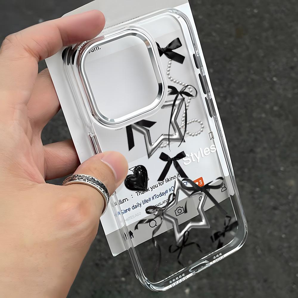 Transparent phone case for iPhone 11 12 13 iPhone 13 14 15 Pro 15 16 Pro Max Samsung A15 A16 A25 A26 A55 A56 S25 S24 S22 S23 Ultra S25 Edge