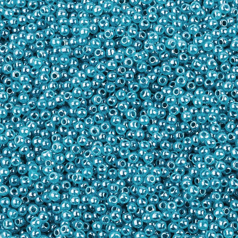 2mm Cream Imitation Jade Glass Seed Beads for DIY Jewelry