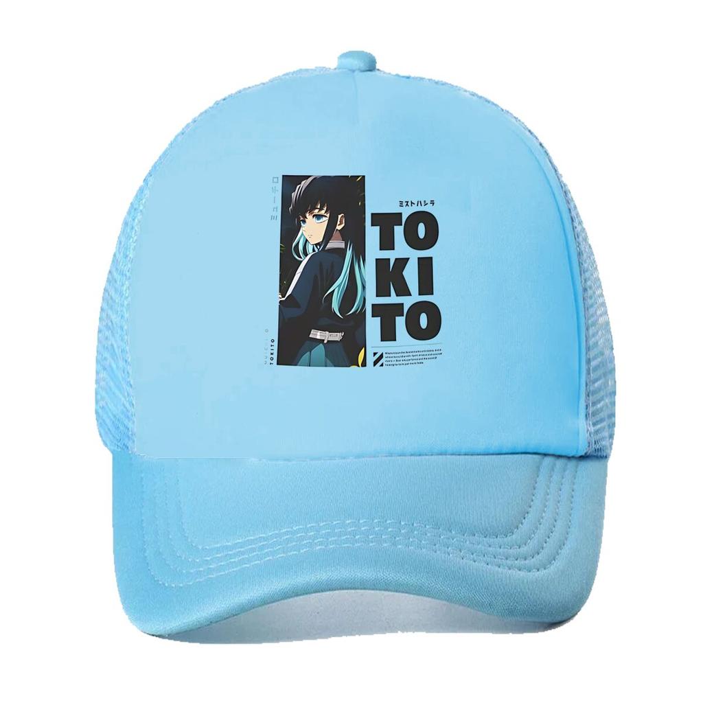 Tokito Muichiro - Kimetsu No Yaiba Mesh Baseball Cap Casual Hat Outdoor  For Womens Unisex FeUnisex