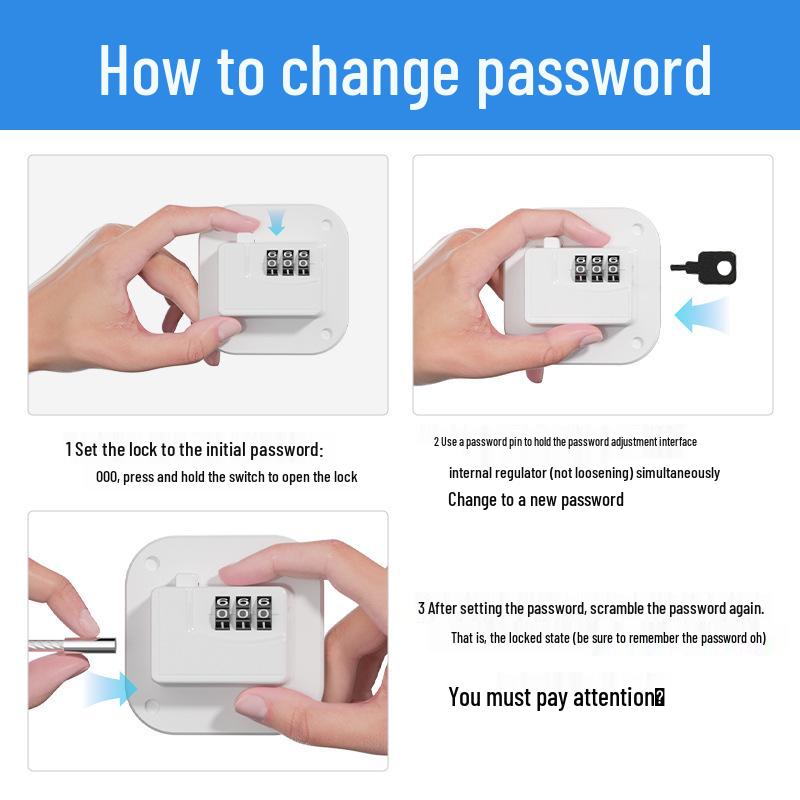 Child-Safe No-Drill Multifunctional Lock: For Windows, Fridges, Drawers, Cabinets, Toilets