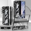 Pentru Samsung Galaxy Z Fold 8 Ultra / 7 6 5 4 3 Carcasă PC Placată cu Protecție Dublă Balama Suport Slot Stilou cu Sticlă Securizată Stilou Stylus