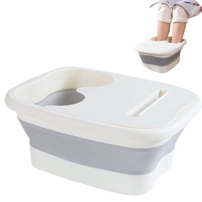 DIZLAS Foot Bath Foldable Foot Portable Foot Bath Bucket with Insulated Bucket, Spa, Lid, Deep,