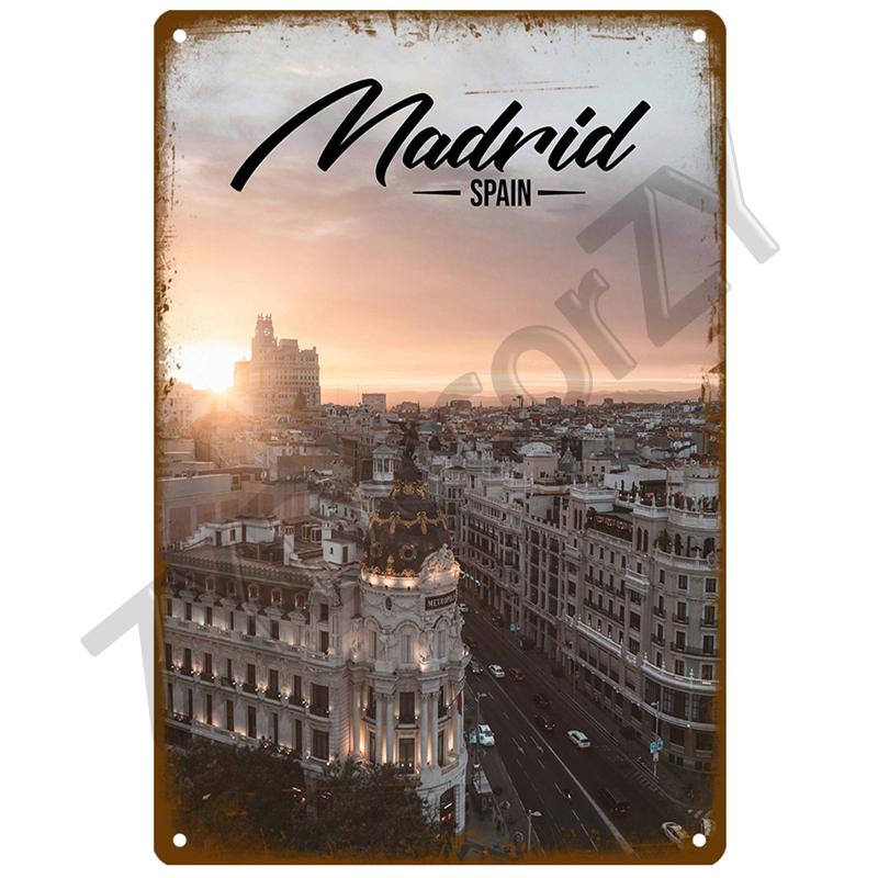 Hawaii Beach Tin Sign Poster Vintage Wall Poster Metal Sign Decorative Wall Plate Kitchen Plaque Metal Vintage Decor Accessories