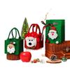Children's Christmas Eve Apple Gift Bag - Small Handheld Candy Bag