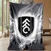 Coperta in Flanella con Stampa Calcio Fulham, Coperta Morbida Calda Leggera per Divano Letto Campeggio