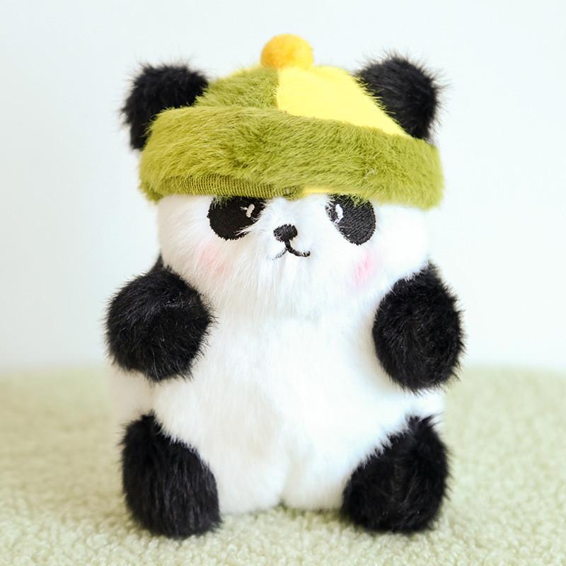 Panda Plush Toy Keychain For Bags And Gifts With Soft Pp Cotton Filling And Animal Design