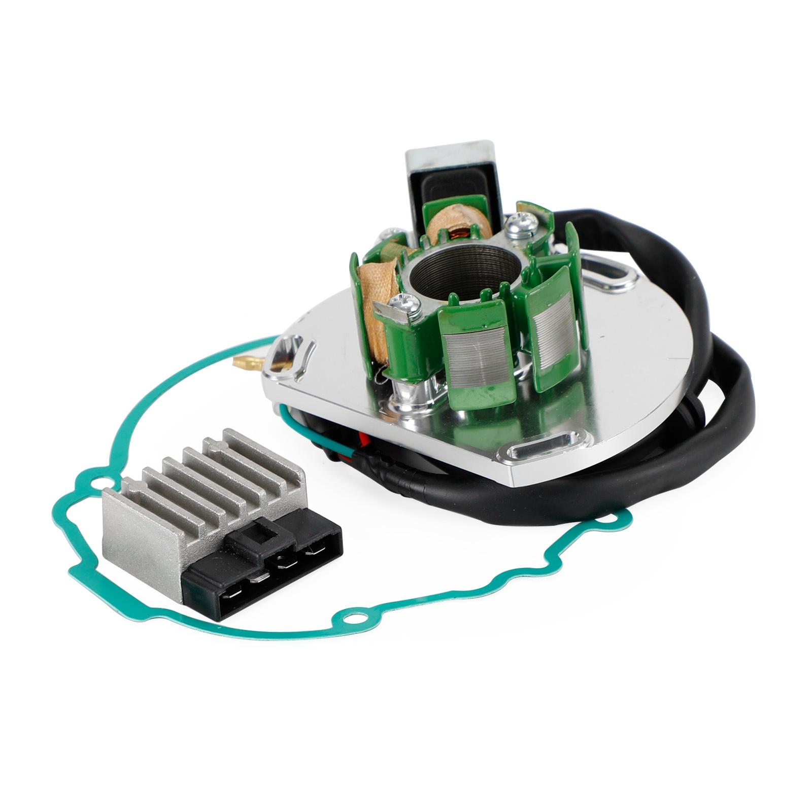 

Magneto Stator+Voltage Rectifier+Gasket For SXS 125 SX EXC MXC 200 (2k-1) 00-04