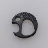 New 3 Colors Titanium Alloy Buckle 20x20mm EDC Key Chain Camping Travel Keychain Outdoor Tool