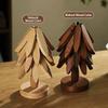 Kreatives Holz-Hitzebeständiges Pad Tischmatte Ein Baum Handschutz Topfhalter Untersetzer Esstisch Dekorative Accessoires