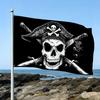 High-Quality Pirate Flag - 2D Printed, Single-Sided Polyester Fabric, Suitable for Garden, Club, Concert, Bar, Dormitory, Living Room And Bedroom - No