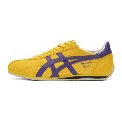 Runspark נעלי סניקרס יומיומיות נמוכות עמידות לשחיקה, יוניסקס, צהובות 1183C338-751