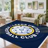 Leeds United Design Kristall-Samt-Teppich Weiche Dekorationsmatte für Schlafzimmer Eingang