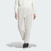 Adidas FW24 Small Logo Series Fleece Joggers Comfortable Fashion Loose Sports Casual Pants Women Joggers Phosphor-Brown Metallic-Silver JJ3570