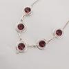 Rhodolite Gemstone 925 Sterling Silver Necklace, 925 Sterling Silver Handcrafted Necklace, Women Jewelry, New Year Gifts RN-2-13