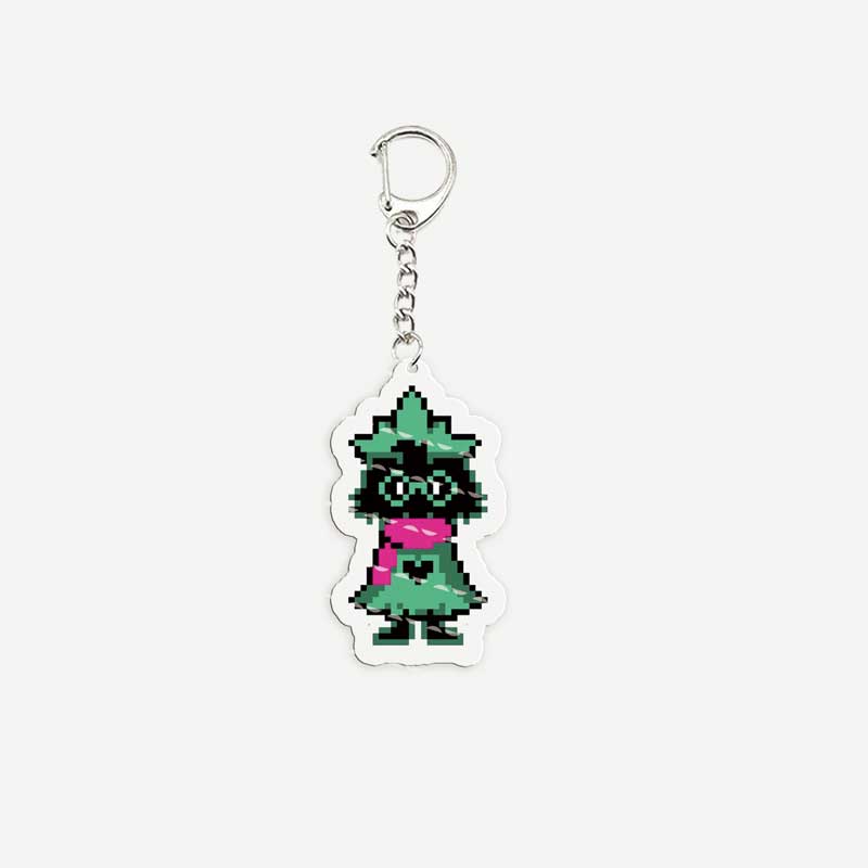 Popolare Gioco Deltarune Spamton Susie Ralsei Meme Portachiavi per Accessori Borsa Noelle Spamton Portachiavi Regali per Fan Amici Gamer