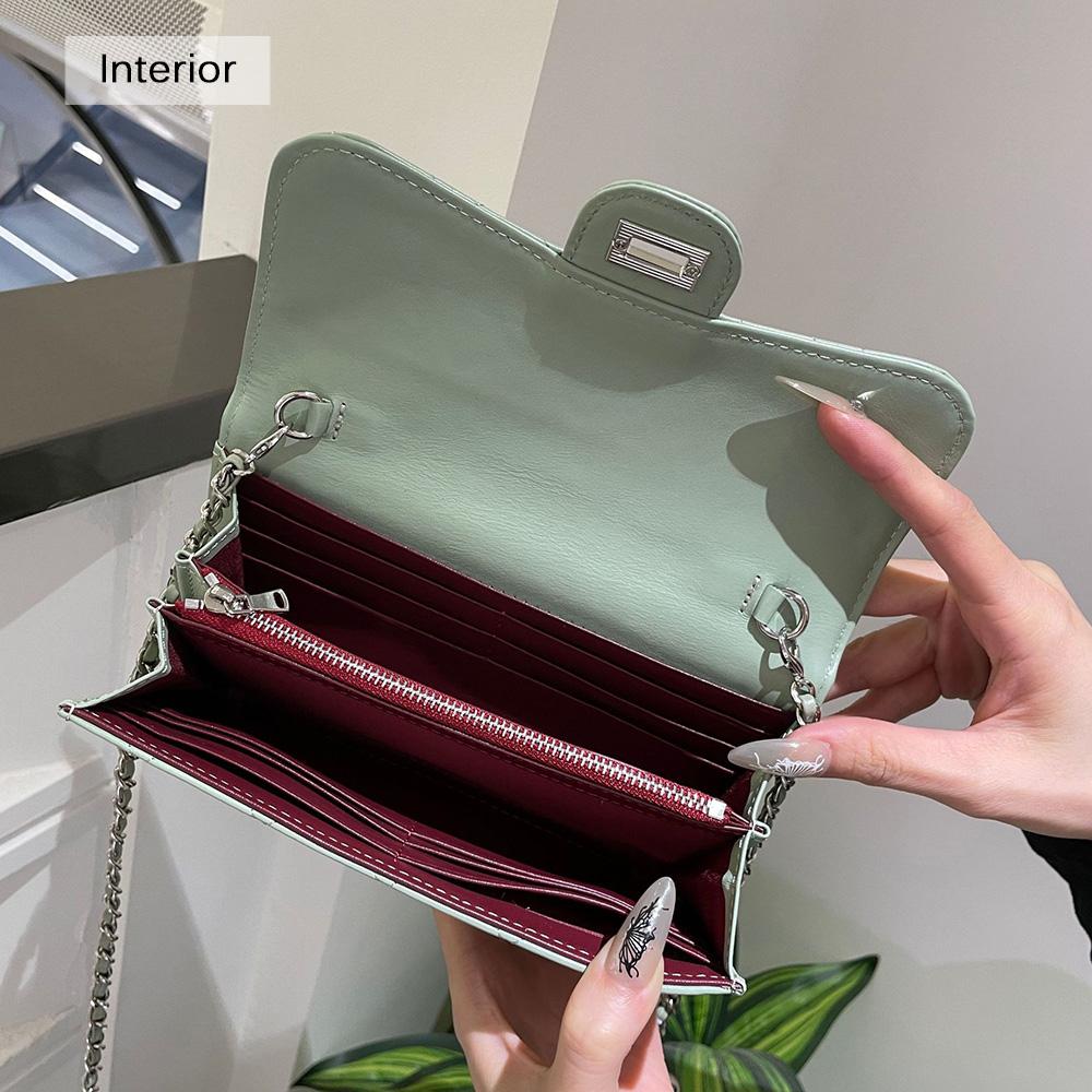 Diamond Quilted Small Shoulder Bag Genuine Leather Women Handbags Braided Chains Turnlock Crossbody Bags With Ball Cowhide Clutch Bag Without Logo