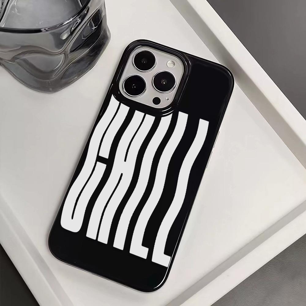 Chill Shockproof Phone Case For Apple IPhone 11 12 13 14 15 16 17 Pro Max 15 Plus XR Liquid Silicone Bumper Cover