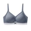 Polka Dot Bow Sweet Ballet Style No Wire Bra For Women