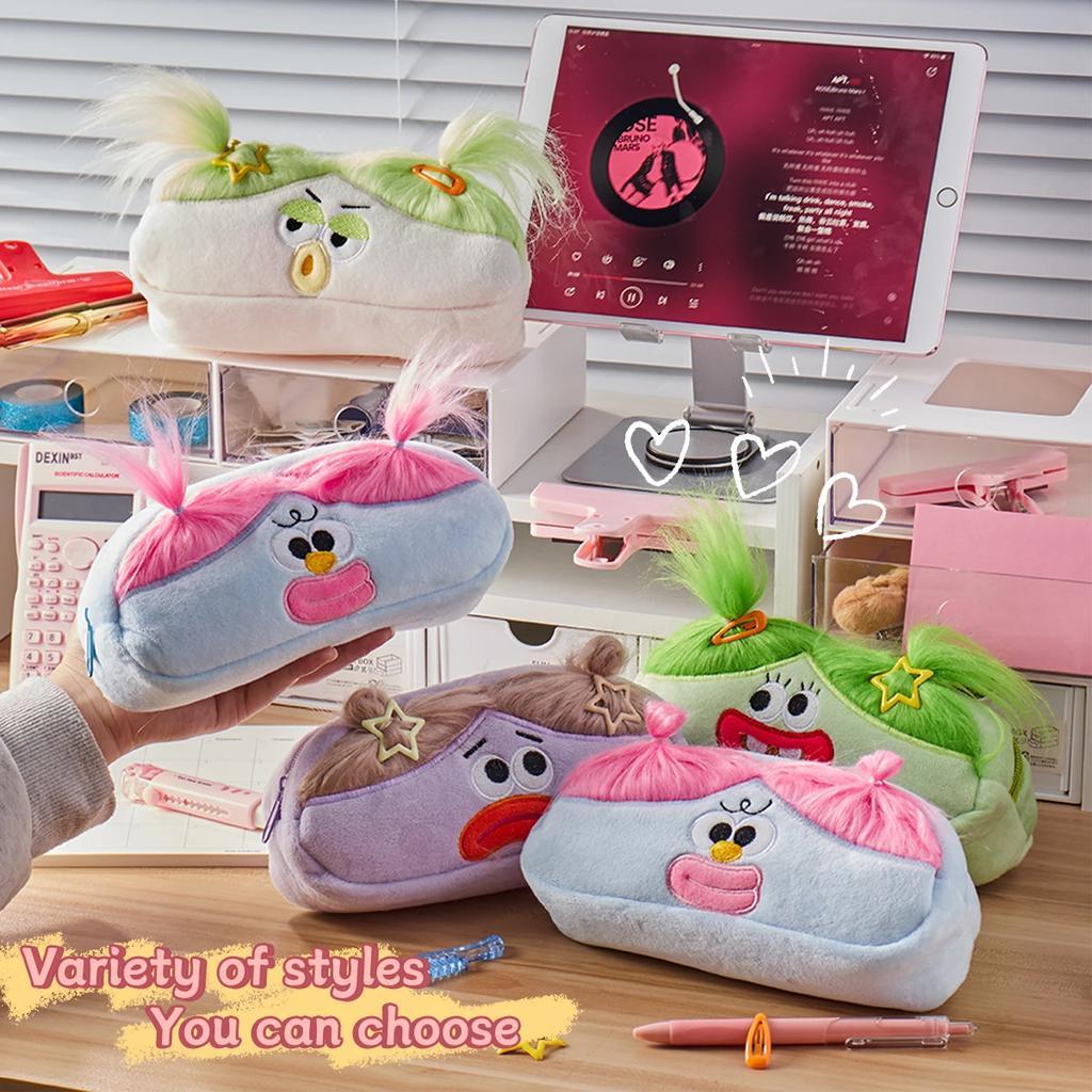 Ugly Doll Plush Pencil Bag Girl Heart Storage Bag Brand Funny Plus Toy Pencil Case Korean Stationery Office Cultural Supplies