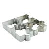 4pcs Easter Stainless Steel Cookie Cutter Mold Biscuit Moulds Baking Pastry Accessories Happy Easter Party Supplies