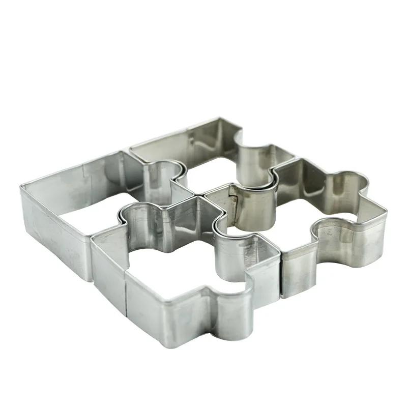 4pcs Easter Stainless Steel Cookie Cutter Mold Biscuit Moulds Baking Pastry Accessories Happy Easter Party Supplies