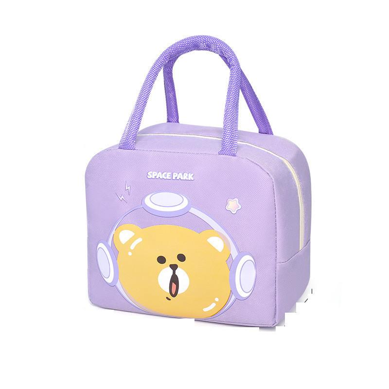 New Cartoon Style Oxford Cloth Thermal Lunch Tote With Unique Design And Spacious Interior