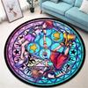 Kingdom Hearts Round Area Rug Anime Gaming Carpet Non Slip Floor Mat Bedroom Decor Soft Gift For Gamer Kids