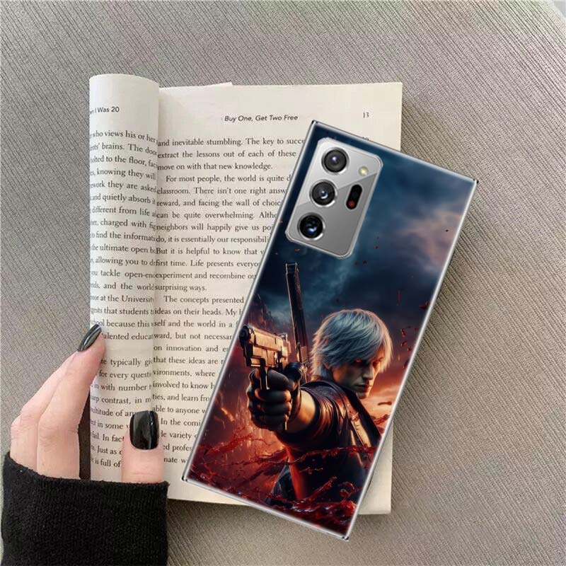

Чехол для телефона D-Devil May Cry DMC для Samsung Galaxy S25 Edge S24 S23 FE S22 S26 Ultra S21 S20 S10 Plus Capa Мягкий Samsung S21 FE