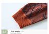 2026 Elegant Jacquard Lapel Long Sleeve T-shirt for Mothers - Spring/Autumn Fashion Pullover