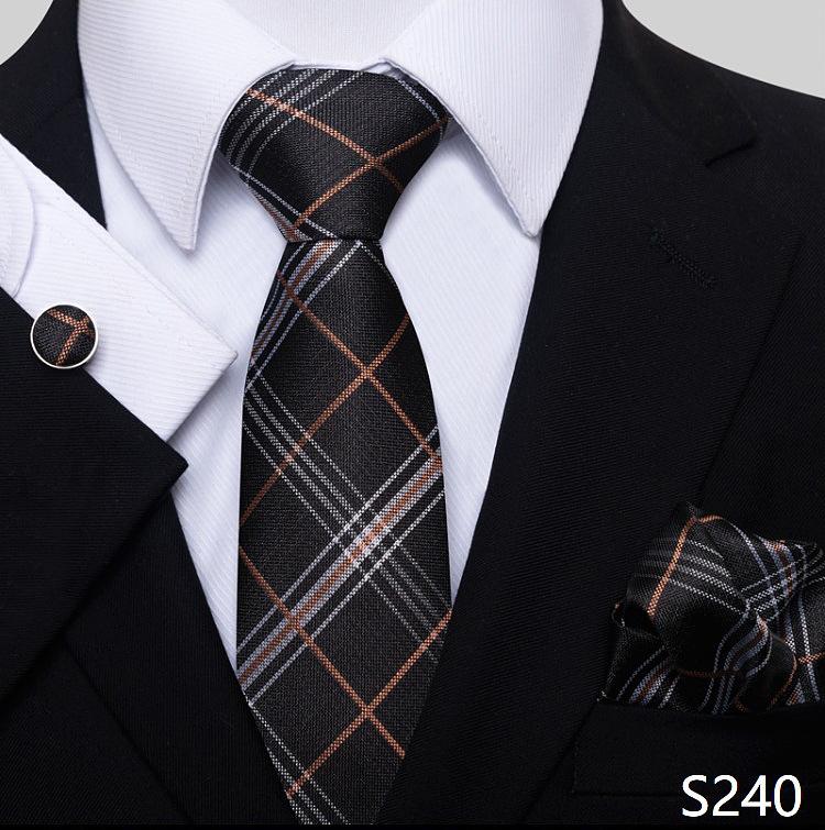 Men'S Business Dress 8Cm Hand Tie Suit Shirt Work Professional Dress Tie Accessories