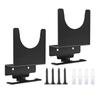 Perfk 2pcs Angle Grinder Holder Polisher Holder Storage Rack Wall Mounting Bracket for Home Shop Workbench Hand Sander Tools